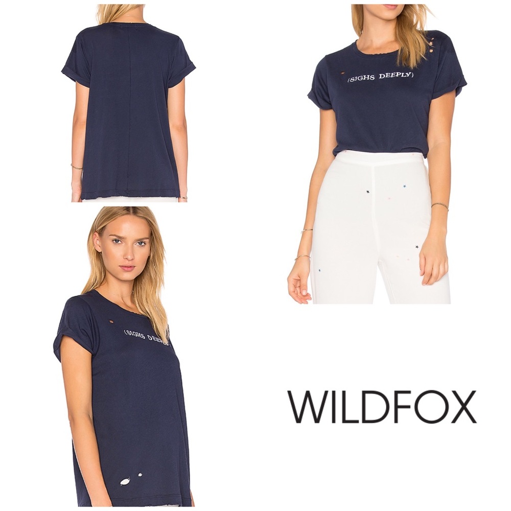 Wildfox Sighs Deeply T-shirt